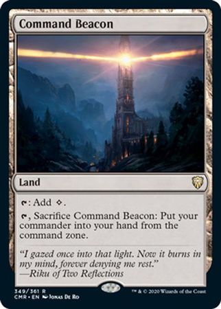FOIL Command Beacon 349/361 - Rare Commander Legends-Cherry Collectables