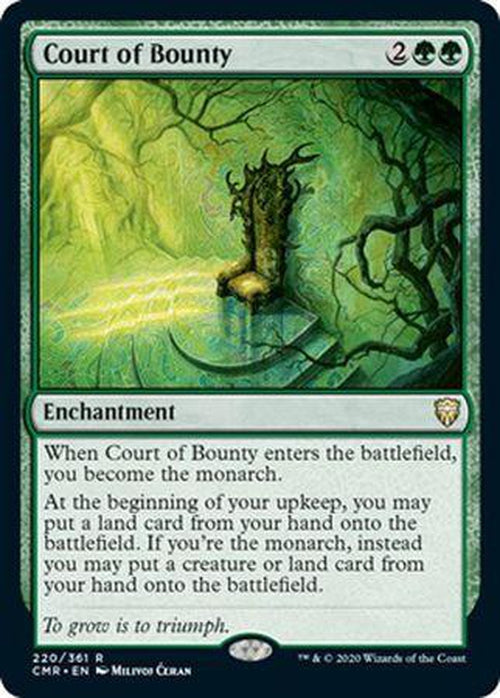 FOIL Court of Bounty 220/361 - Rare Commander Legends-Cherry Collectables