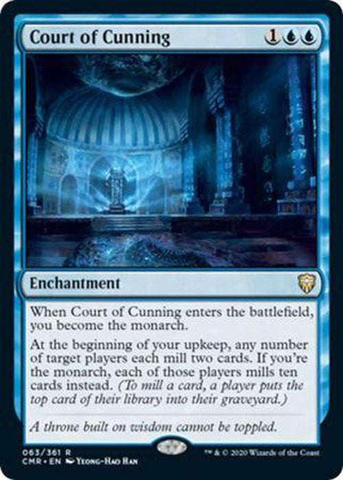 FOIL Court of Cunning 063/361 - Rare Commander Legends-Cherry Collectables