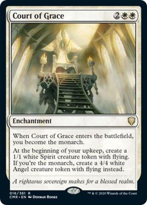 FOIL Court of Grace 016/361 - Rare Commander Legends-Cherry Collectables