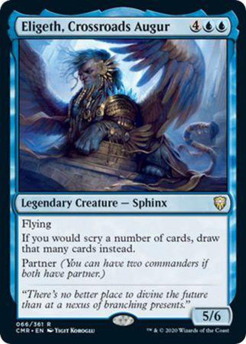 FOIL Eligeth, Crossroads Augur 066/361 - Rare Commander Legends-Cherry Collectables