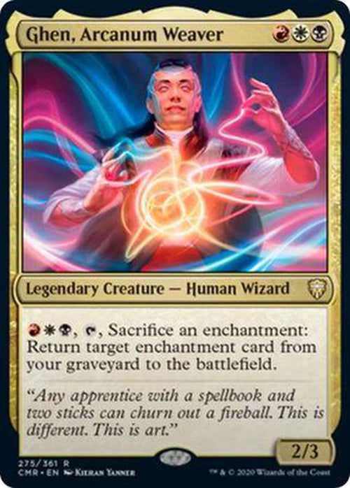 FOIL Ghen, Arcanum Weaver 275/361 - Rare Commander Legends-Cherry Collectables
