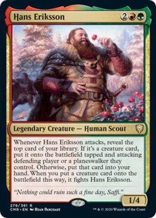 FOIL Hans Eriksson 279/361 - Rare Commander Legends-Cherry Collectables