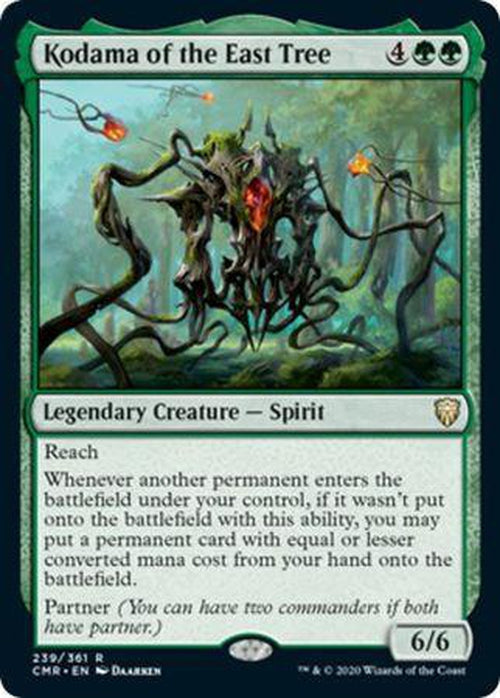 FOIL Kodama of the East Tree 239/361 - Rare Commander Legends-Cherry Collectables