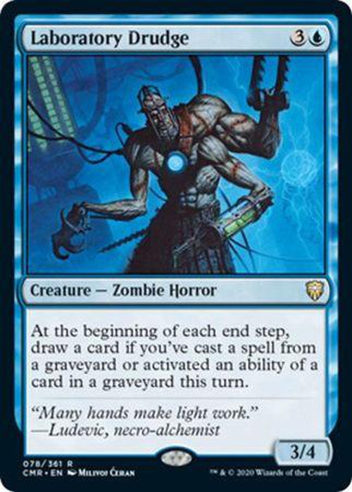 FOIL Laboratory Drudge 078/361 - Rare Commander Legends-Cherry Collectables