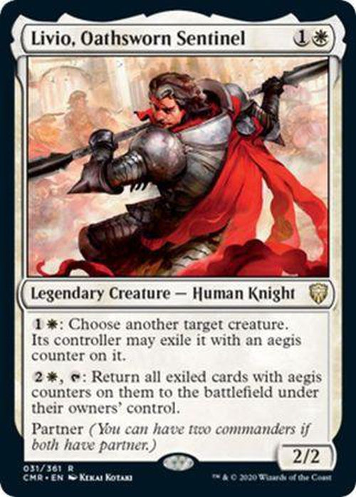 FOIL Livio, Oathsworn Sentinel 031/361 - Rare Commander Legends-Cherry Collectables