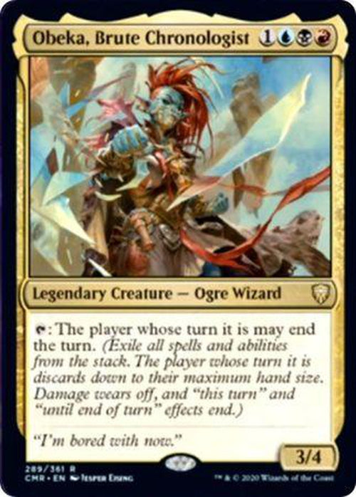 FOIL Obeka, Brute Chronologist 289/361 - Rare Commander Legends-Cherry Collectables