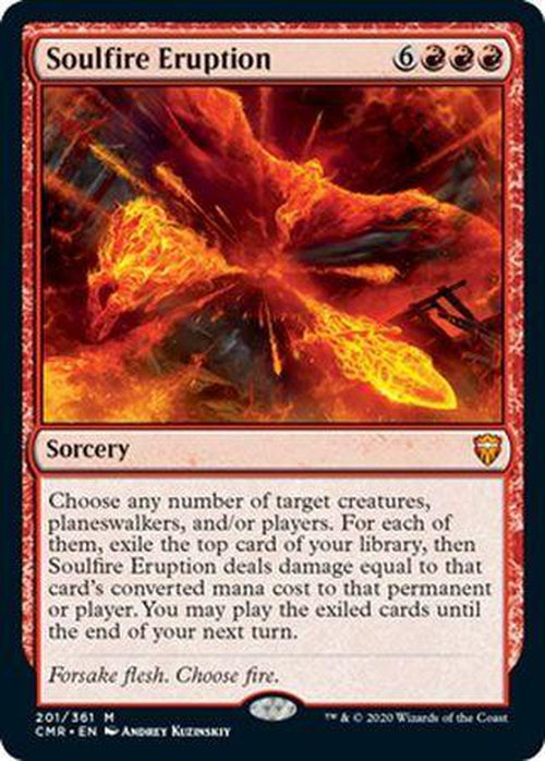 FOIL Soulfire Eruption 201/361 - Mythic Commander Legends-Cherry Collectables