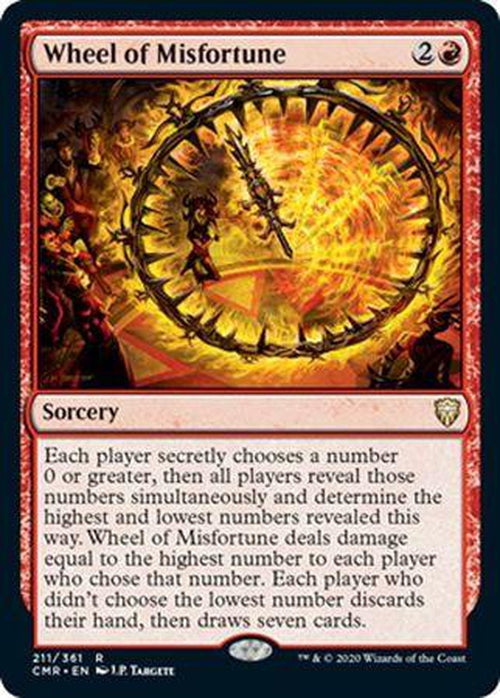 FOIL Wheel of Misfortune 211/361 - Rare Commander Legends-Cherry Collectables