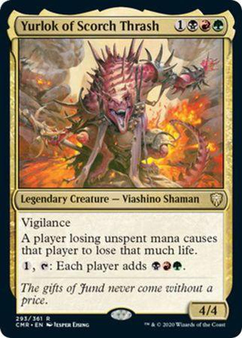 FOIL Yurlok of the Scorch Thras 293/361 - Rare Commander Legends-Cherry Collectables