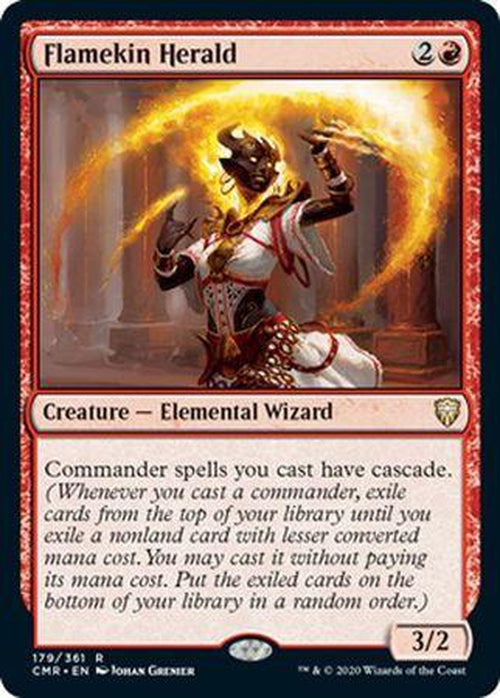 FOIL Flamekin Herald 179/361 - Rare Commander Legends-Cherry Collectables