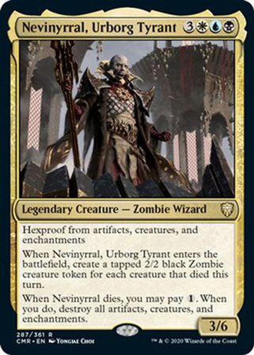 FOIL Nevinyrral, Urborg Tyrant 287/361 - Rare Commander Legends-Cherry Collectables