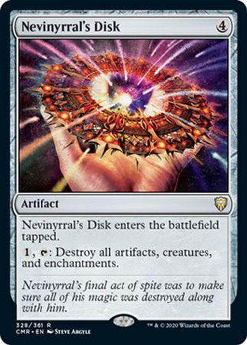 FOIL Nevinyrral's Disk 328/361 - Rare Commander Legends-Cherry Collectables