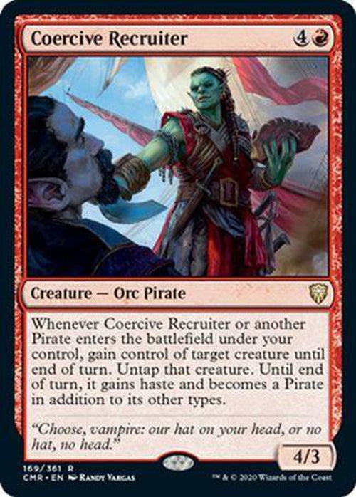 FOIL Coercive Recruiter 169/361 - Rare Commander Legends-Cherry Collectables