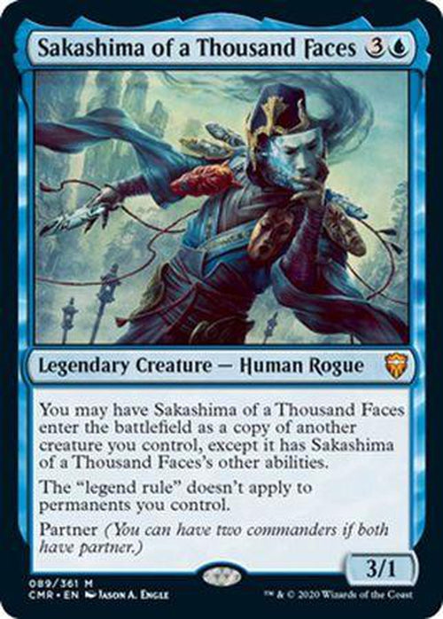 FOIL Sakashima of a Thousand Faces 089/361 - Mythic Commander Legends-Cherry Collectables