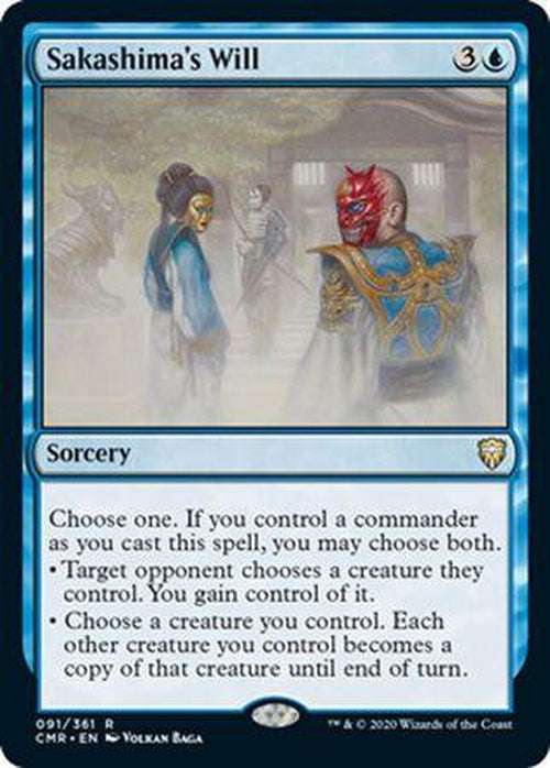 FOIL Sakashima's Will 091/361 - Rare Commander Legends-Cherry Collectables