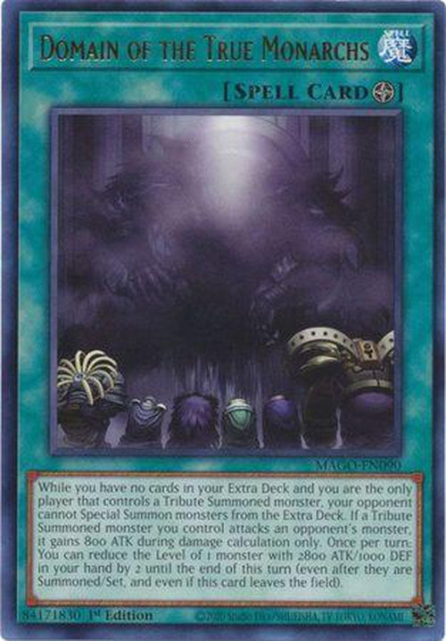 Domain of the True Monarchs - MAGO-EN090 -Rare 1st Edition-Cherry Collectables