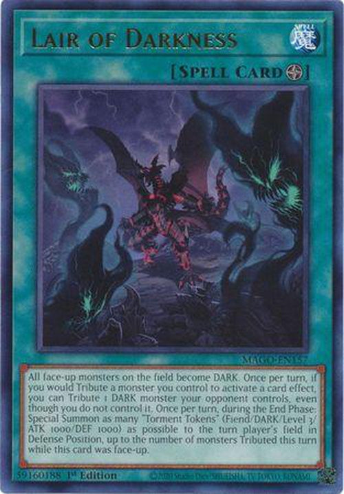 Lair of Darkness - MAGO-EN157 -Rare 1st Edition-Cherry Collectables