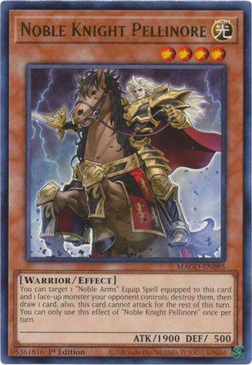 Noble Knight Pellinore - PLAYSET (3x) MAGO-EN083 -Rare 1st Edition-Cherry Collectables
