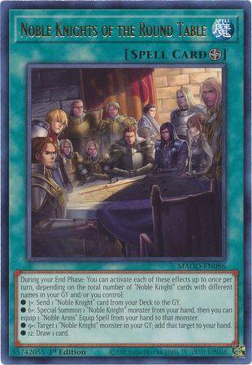 Noble Knights of the Round Table - PLAYSET (3x) MAGO-EN086 -Rare 1st Edition-Cherry Collectables