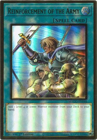 Reinforcement of the Army - MAGO-EN046 - Premium Gold Rare 1st Edition-Cherry Collectables