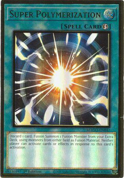 Super Polymerization - MAGO-EN047 - Premium Gold Rare 1st Edition-Cherry Collectables