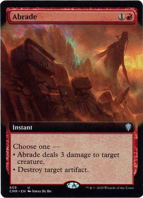 EXTENDED ART Abrade 659 - Commander Legends-Cherry Collectables