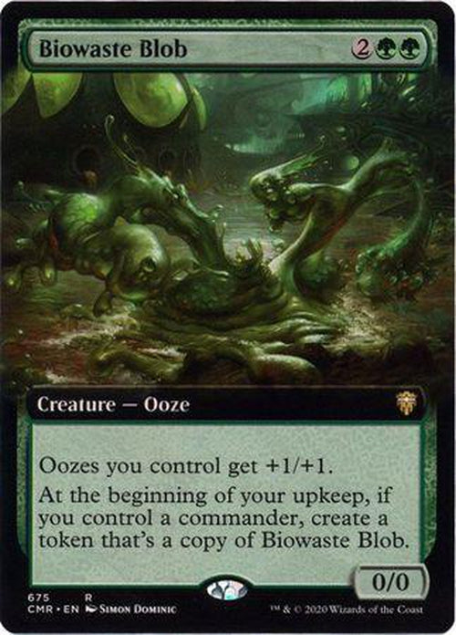 EXTENDED ART Biowaste Blob 675 - Commander Legends-Cherry Collectables