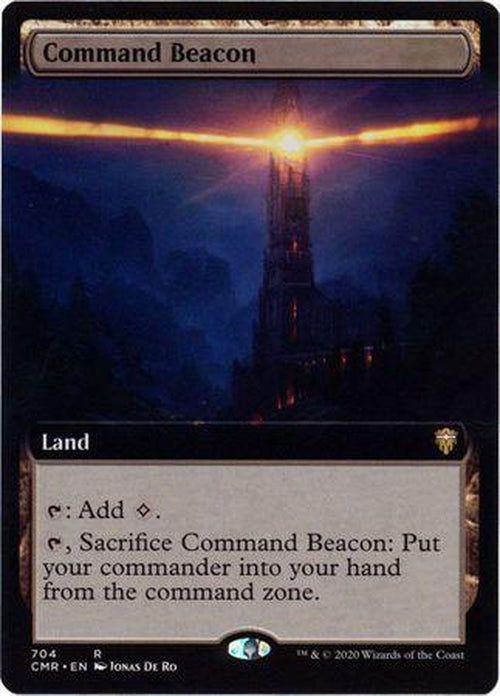 EXTENDED ART Command Beacon 704 - Commander Legends-Cherry Collectables