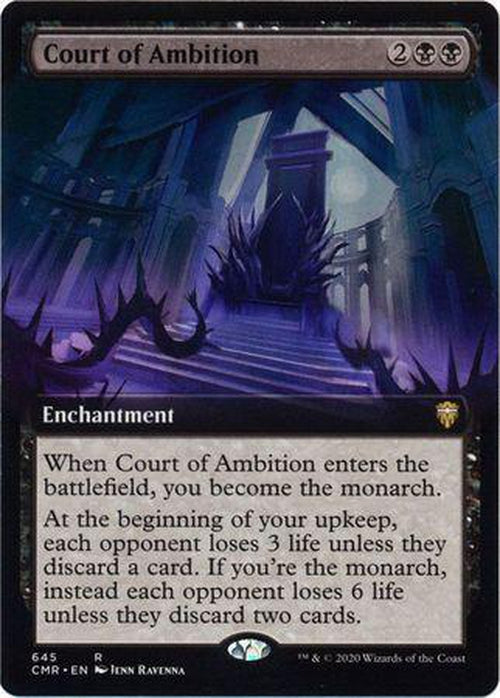EXTENDED ART Court of Ambition 645 - Commander Legends-Cherry Collectables