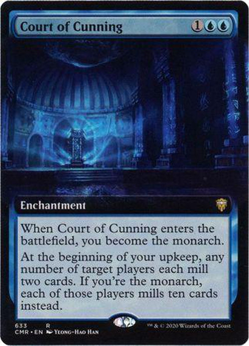 EXTENDED ART Court of Cunning 633 - Commander Legends-Cherry Collectables