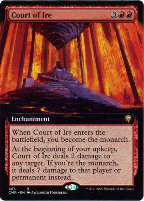 EXTENDED ART Court of Ire 663 - Commander Legends-Cherry Collectables