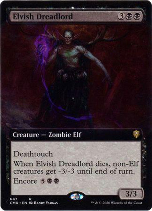 EXTENDED ART Elvish Dreadlord 647 - Commander Legends-Cherry Collectables