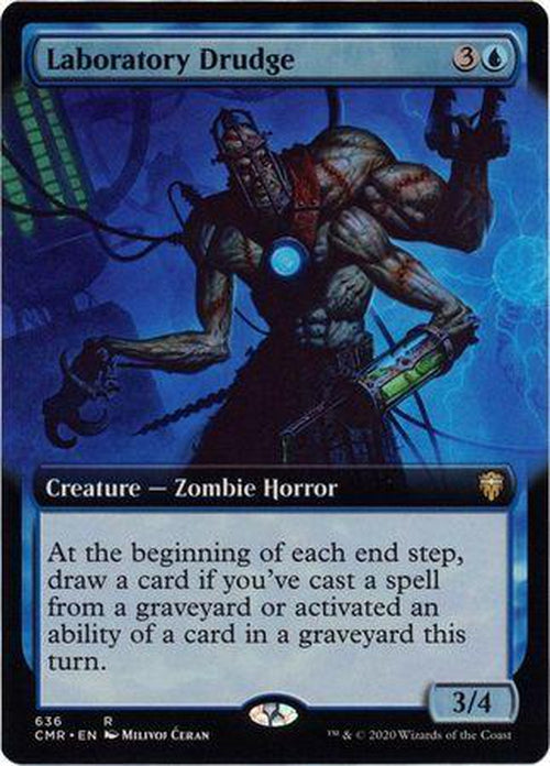 EXTENDED ART Laboratory Drudge 636 - Commander Legends-Cherry Collectables