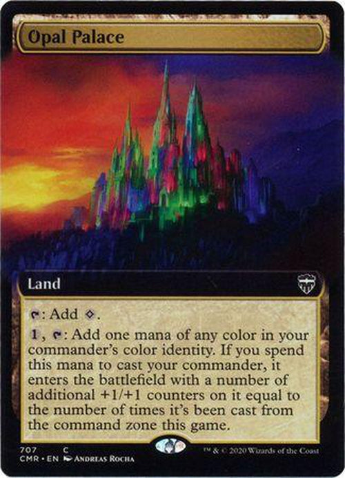 EXTENDED ART Opal Palace 707 - Commander Legends-Cherry Collectables