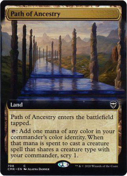 EXTENDED ART Path of Ancestry 708 - Commander Legends-Cherry Collectables
