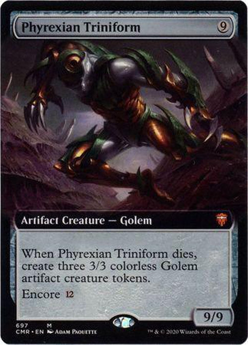 EXTENDED ART Phyrexian Triniform 697 - Commander Legends-Cherry Collectables