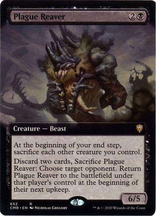 EXTENDED ART Plague Reaver 652 - Commander Legends-Cherry Collectables