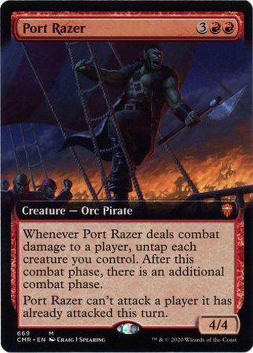 EXTENDED ART Port Razer 669 - Commander Legends-Cherry Collectables
