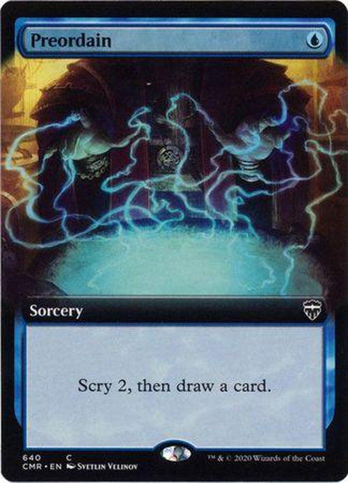 EXTENDED ART Preordain 640 - Commander Legends-Cherry Collectables