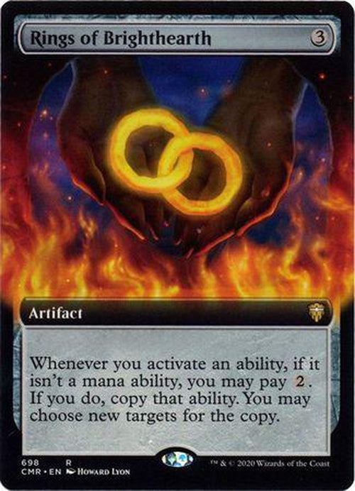 EXTENDED ART Rings of Brighthearth 698 - Commander Legends-Cherry Collectables