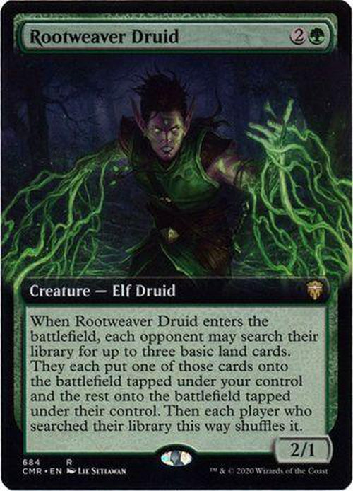 EXTENDED ART Rootweaver Druid 684 - Commander Legends-Cherry Collectables