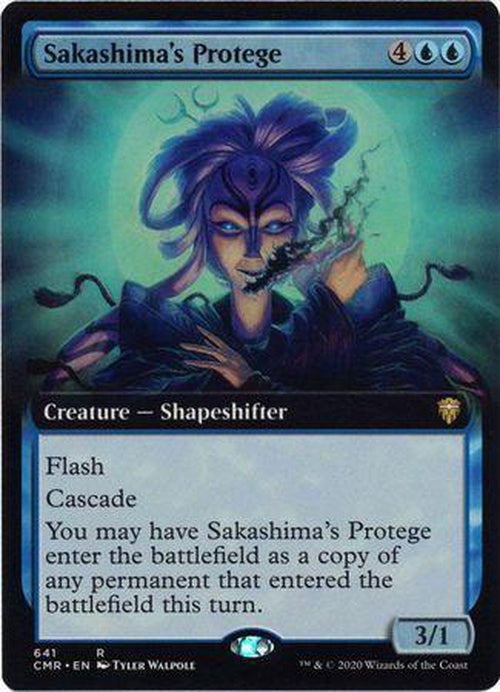 EXTENDED ART Sakashima's Protege 641 - Commander Legends-Cherry Collectables