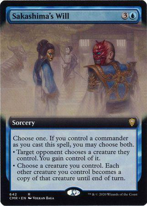 EXTENDED ART Sakashima's Will 642 - Commander Legends-Cherry Collectables