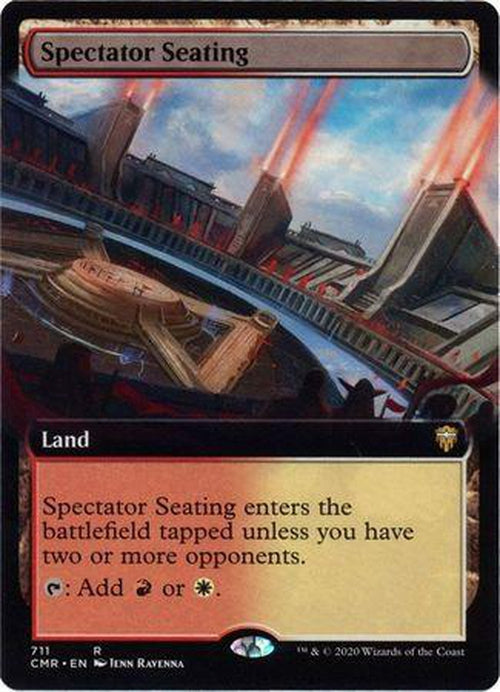 EXTENDED ART Spectator Seating 711 - Commander Legends-Cherry Collectables