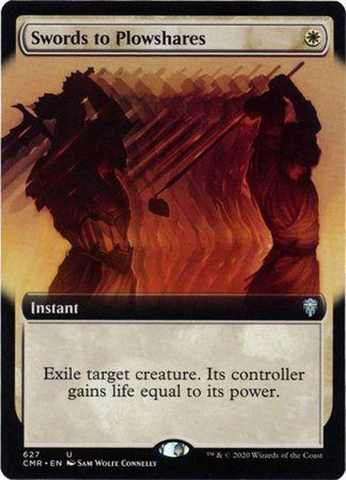 EXTENDED ART Swords to Plowshares 627 - Commander Legends-Cherry Collectables