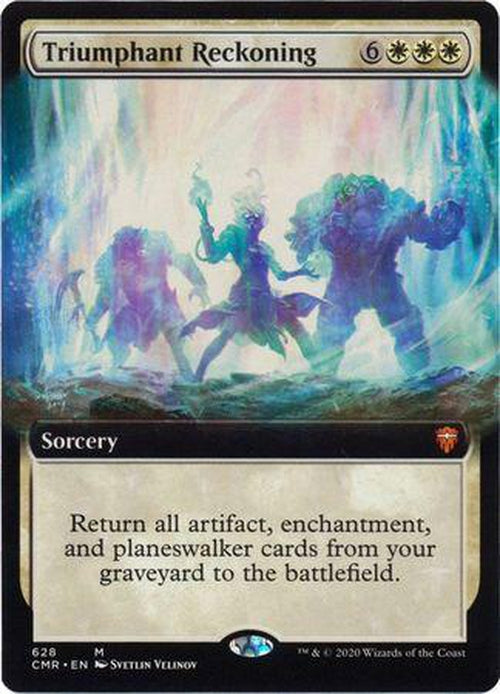 EXTENDED ART Triumphant Reckoning 628 - Commander Legends-Cherry Collectables