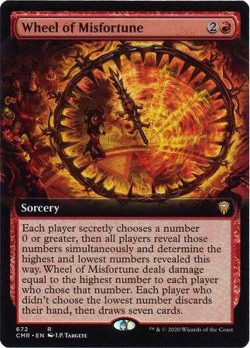EXTENDED ART Wheel of Misfortune 672 - Commander Legends-Cherry Collectables