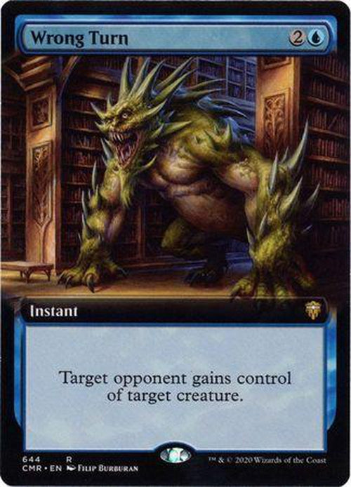 EXTENDED ART Wrong Turn 644 - Commander Legends-Cherry Collectables