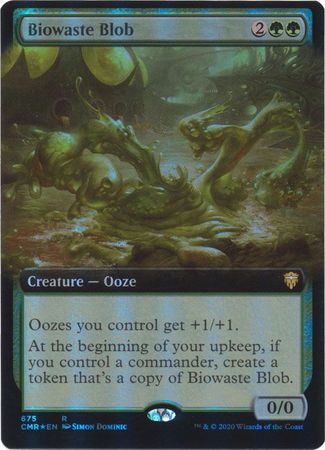 FOIL EXTENDED ART Biowaste Blob 675 - Commander Legends-Cherry Collectables